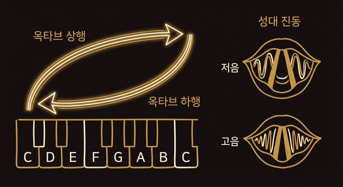 옥타브 발성 연습 — 상행·하행 스케일