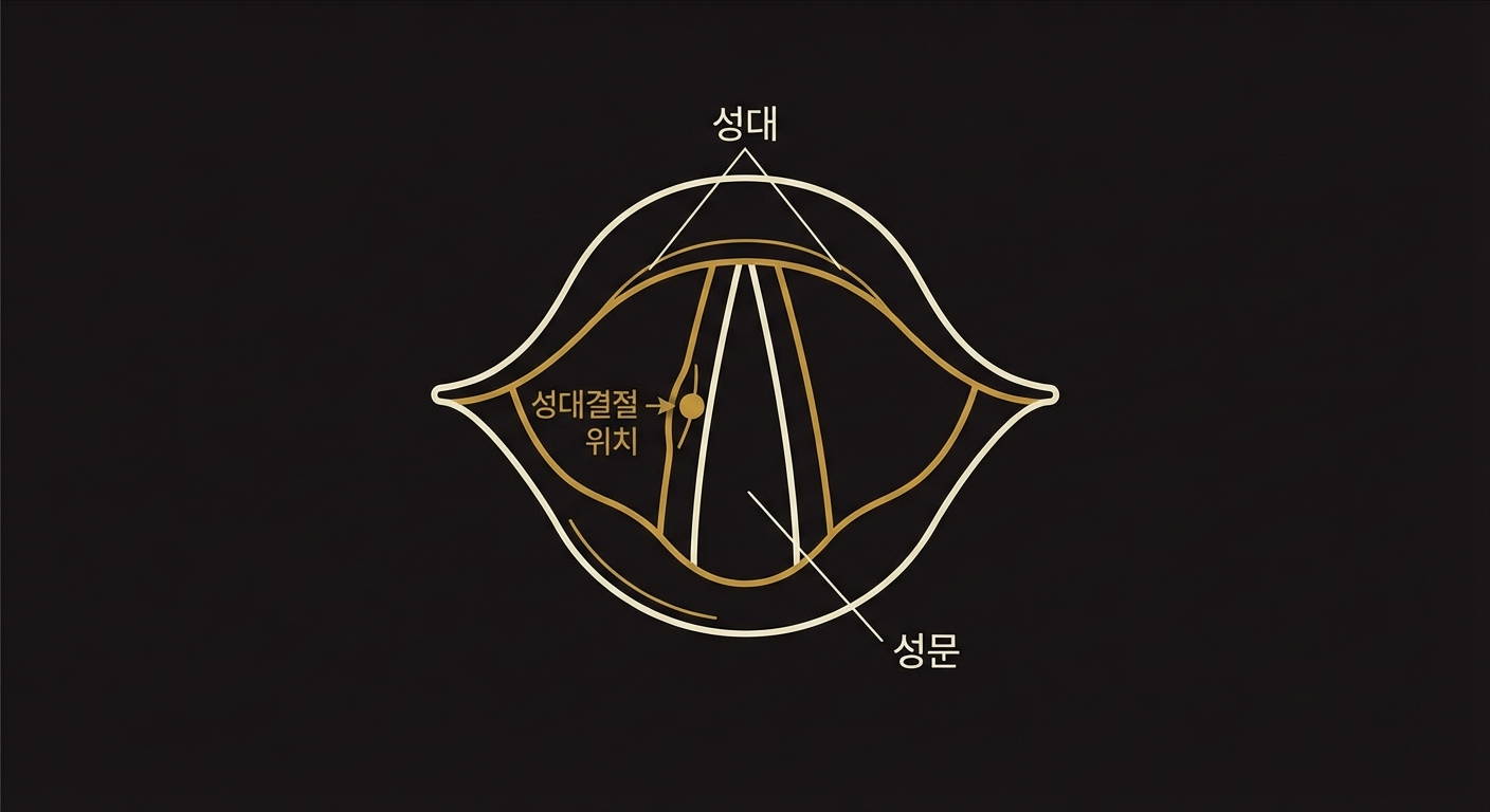 성대 — 후두 안의 진동 기관